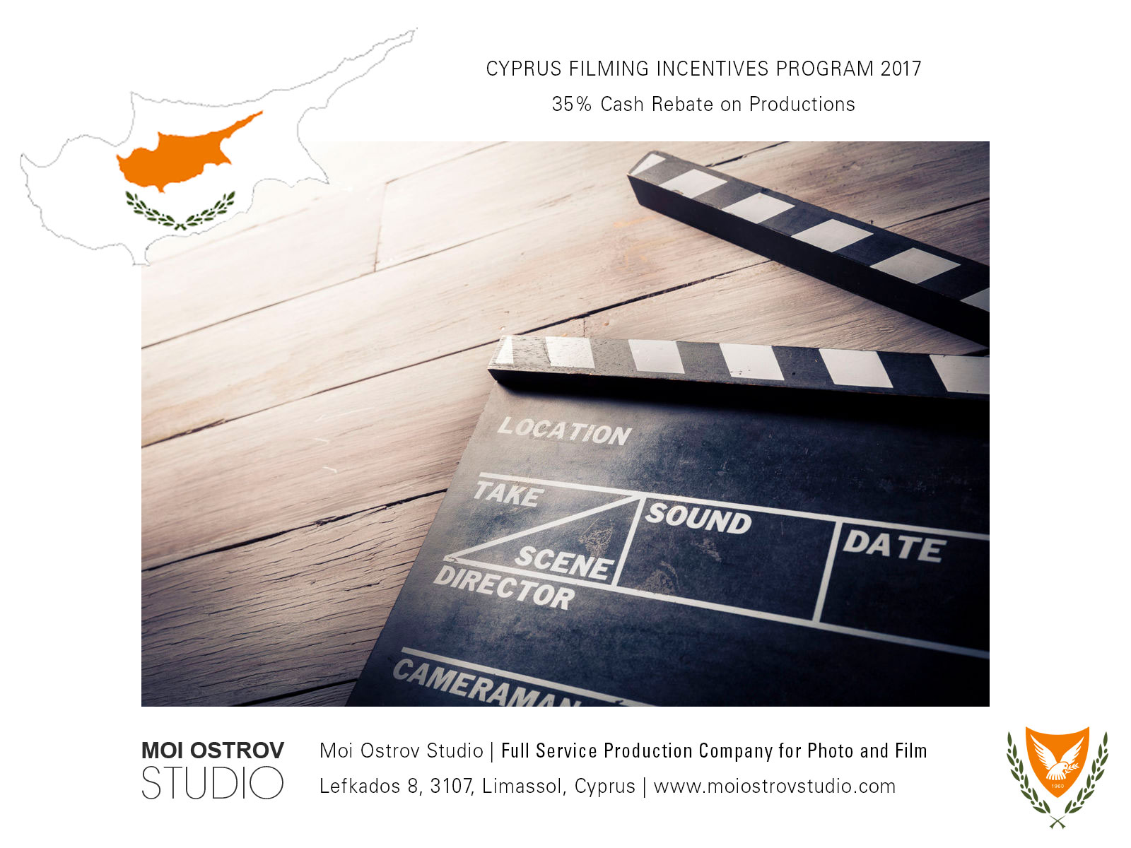 Cash incentives for filming in Cyprus